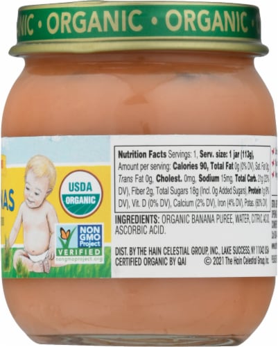 Earth's Best Organic® Bananas Stage 2 Baby Food Perspective: right