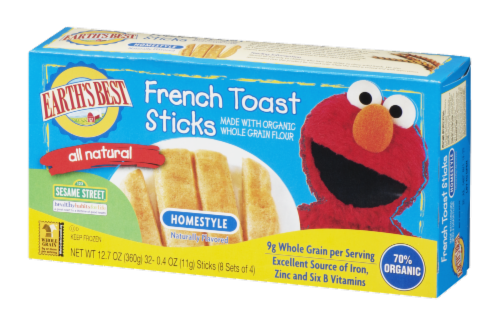 Earth's Best French Toast Sticks Perspective: right