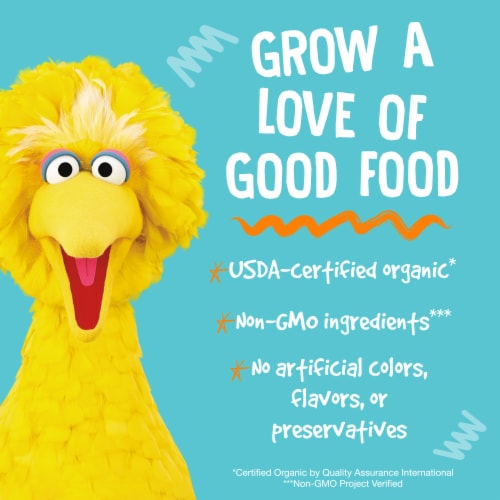 Earth's Best Organic Corn Puffs for Toddlers 2 Years Old and Up, Peanut Butter Flavor Perspective: right