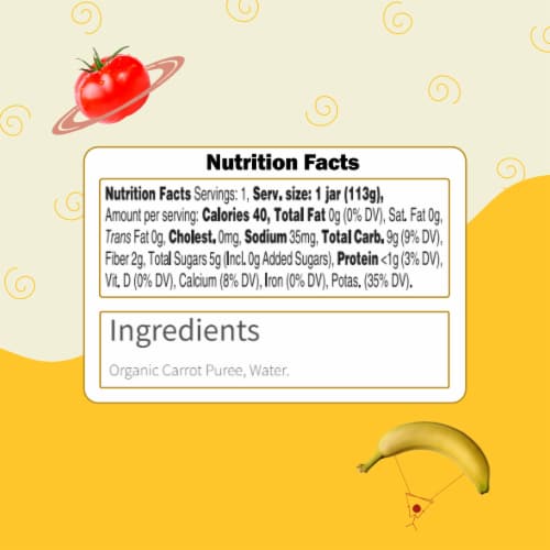 Earth's Best Organic® Carrots Stage 2 Baby Food Perspective: right