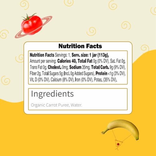 Earth's Best Organic® Carrots Stage 2 Baby Food Perspective: right
