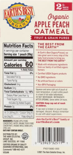 Earth's Best® Apple Peach Oatmeal Perspective: right