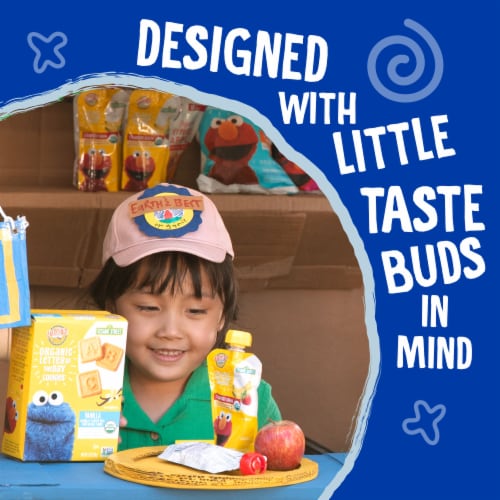 Earth's Best Organic® Sesame Street Apple Blueberry Fruit Yogurt Smoothie Stage 4 Perspective: right