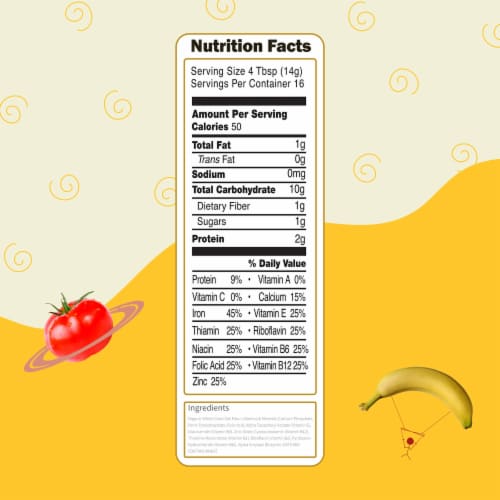 Earth's Best® Whole Grain Oatmeal Cereal Perspective: right