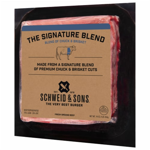 Schweid & Sons® Signature Series Fresh Ground Beef Perspective: right