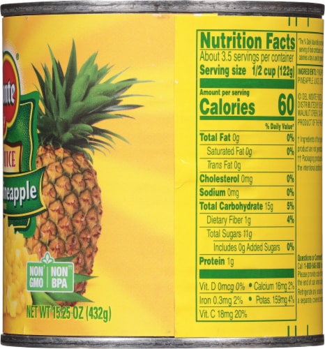 Del Monte® Canned Crushed Pineapple Perspective: right