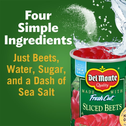 Del Monte® Fresh Cut Sliced Canned Beets Canned Vegetables Perspective: right