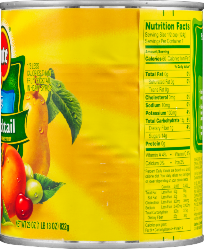 Del Monte Lite Fruit Cocktail Perspective: right