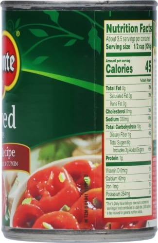 Del Monte® Mexican Recipe Stewed Tomatoes Perspective: right