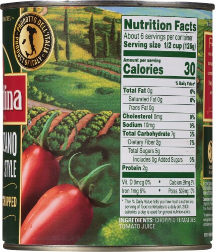 Contadina® San Marzano Style Chopped Tomatoes Perspective: right