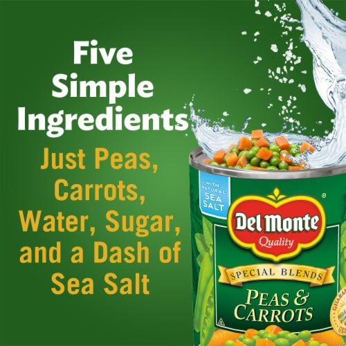 Del Monte® Special Blends Peas & Carrots Canned Vegetables Perspective: right