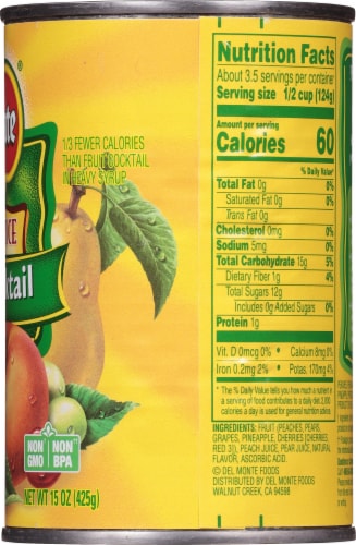 Del Monte® Fruit Cocktail in 100% Juice Perspective: right