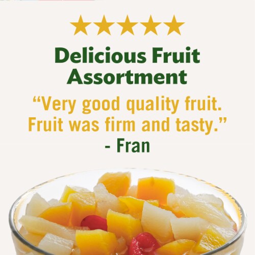 Del Monte® Cherry Flavored Mixed Fruit Fruit Cup Snacks in 100% Juice 12 Pack Perspective: right
