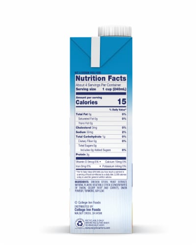 College Inn® Unsalted 100% Natural Chicken Stock Perspective: right