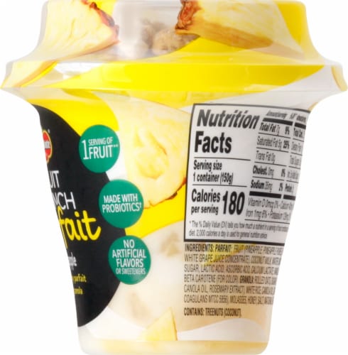 Del Monte® Fruit Crunch Pineapple Coconut Parfait Perspective: right