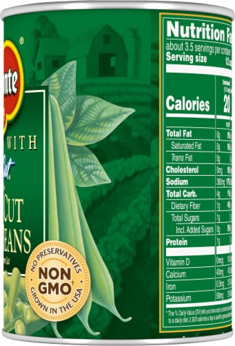 Del Monte® Fresh Cut® Petite Cut Green Beans Perspective: right