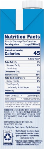 College Inn® Reduced Sodium Chicken Bone Broth Perspective: right