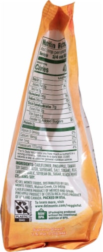 Del Monte® Veggieful™ Frozen Riced Cauliflower Teriyaki Bag Perspective: right