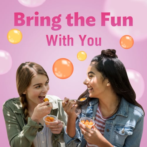 Del Monte® Bubble Fruit Cup Snacks Peach Strawberry Lemonade 4 Pack Perspective: right