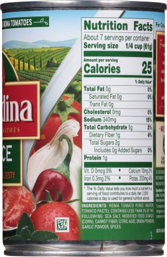 Contadina Extra Thick & Zesty Tomato Sauce Perspective: right