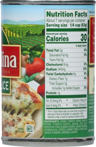 Contadina Roma Tomatoes Pizza Sauce Perspective: right