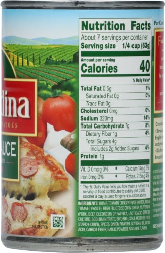 Contadina® Roma Style Pizza Sauce Flavored with Pepperoni Perspective: right