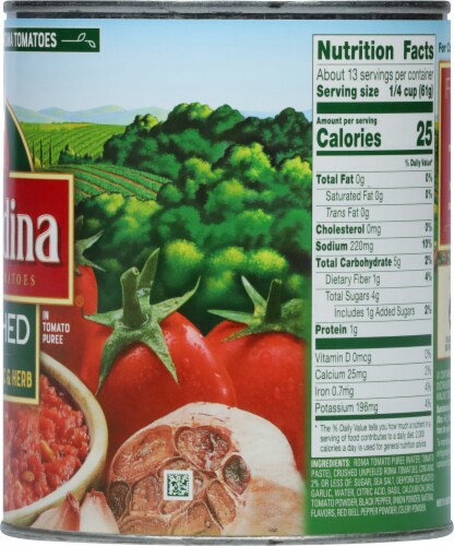 Contadina® Crushed Tomatoes With Roasted Garlic Perspective: right