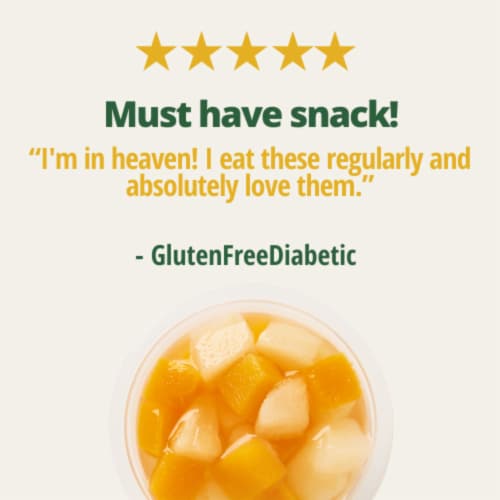 Del Monte No Sugar Added Mixed Fruit Fruit Cup Snacks Perspective: right