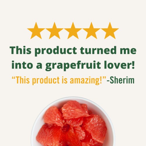 Del Monte No Sugar Added Red Grapefruit Fruit Cup Perspective: right