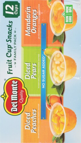 Del Monte® Fruit Cup Snacks No Sugar Added Perspective: right