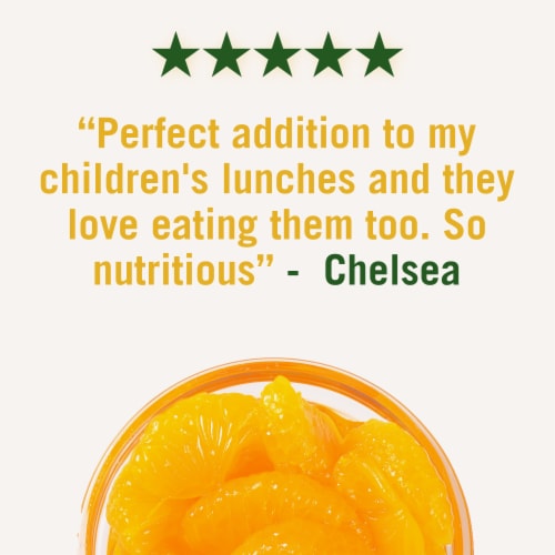 Del Monte® Mandarin Oranges Fruit Cup® Snacks in 100% Juice Perspective: right