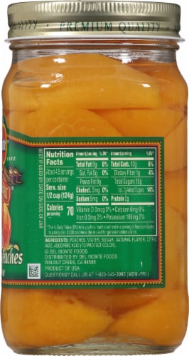 Del Monte® Orchard Select® Sliced Cling Peaches Perspective: right