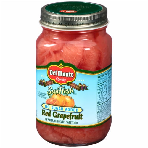 Del Monte SunFresh No Sugar Added Red Grapefruit Perspective: right