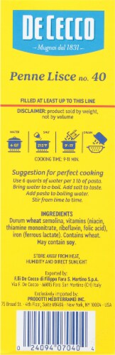 De Cecco Penne Pasta Perspective: right