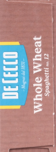 De Cecco Whole Wheat Spaghetti No 12 Pasta Perspective: right