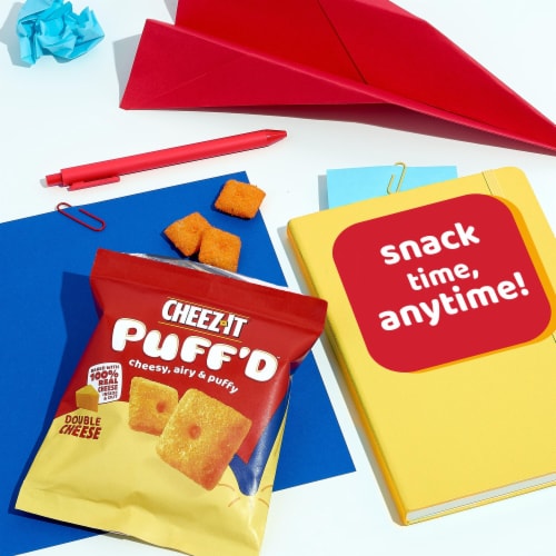 Cheez-It® Puff'd™ Double Cheese Cheese Puffs Snacks Perspective: right