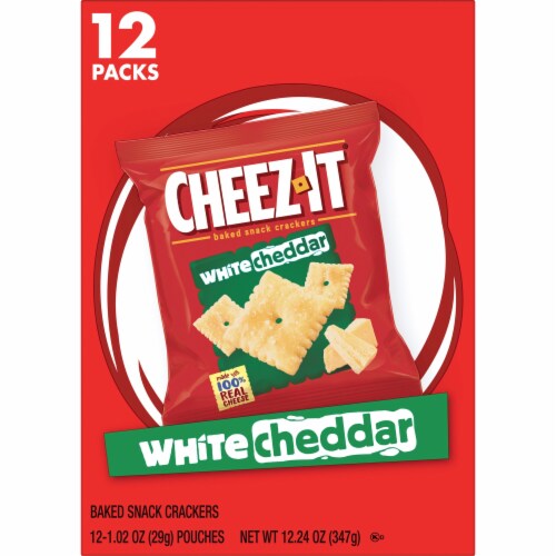 Cheez-It® White Cheddar Baked Snack Crackers Perspective: right