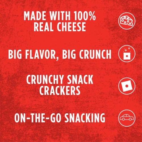 Cheez-It® Sharp White Cheddar Cheese Snack Crackers Perspective: right