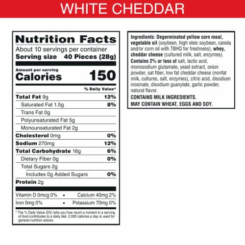 Cheez It® Puff'd™ White Cheddar Cheese Crackers Perspective: right