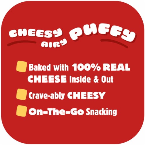 Cheez-It® Puff'd Cheddar Jack Cheesy Baked Snacks Perspective: right