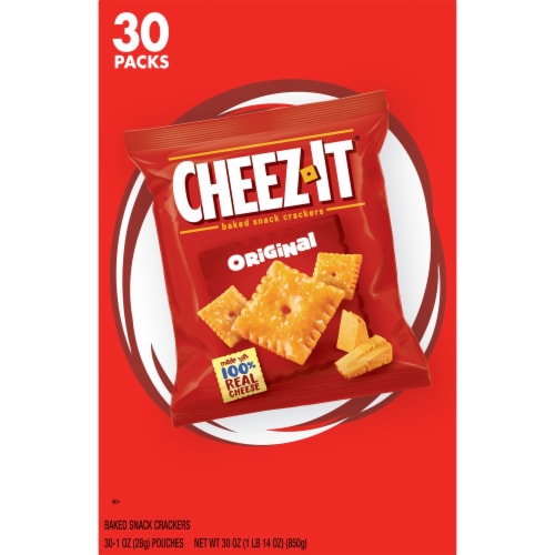 Cheez-It® Original Cheese Snack Crackers Single Serve Perspective: right