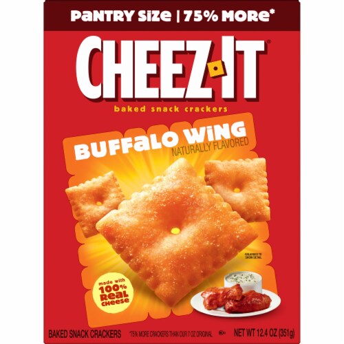 Cheez-It® Buffalo Wing Cheese Crackers Perspective: right