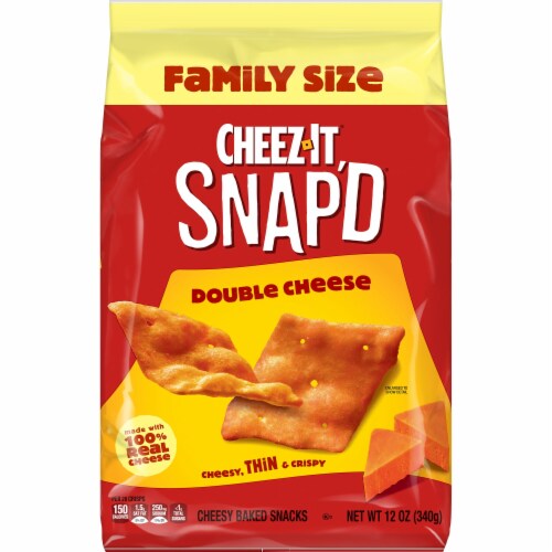 Cheez-It® Snap'd Double Cheese Crisps Crackers Perspective: right