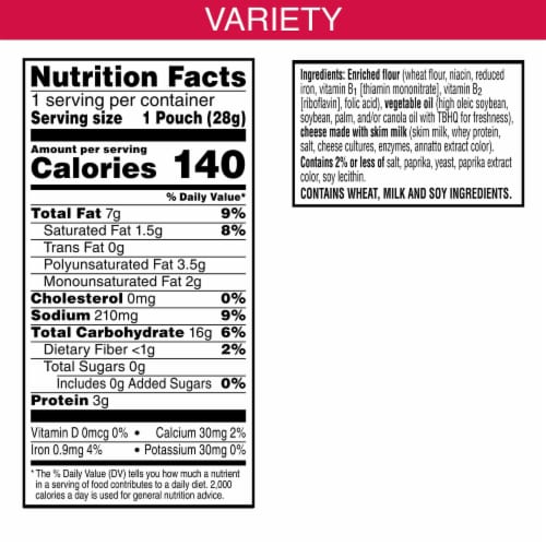 Cheez-It® Original Cheese Snack Crackers Perspective: right