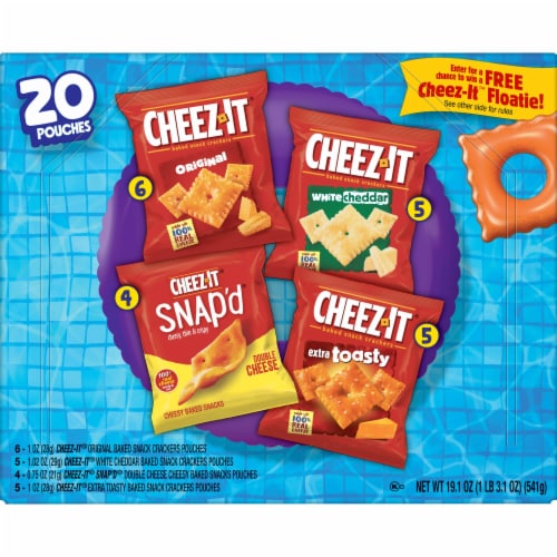 Cheez-It® Classic Mix Cheese Crackers Variety Pack Perspective: right