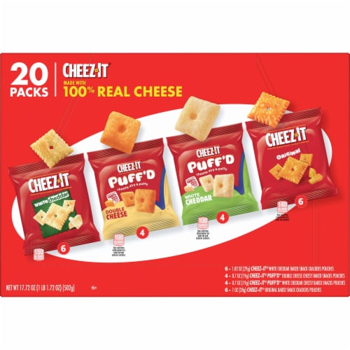 Cheez-It® Cheese Crackers Variety Pack Perspective: right