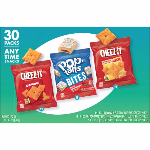Cheez-It & Pop Tarts Any Time Variety Pack Perspective: right