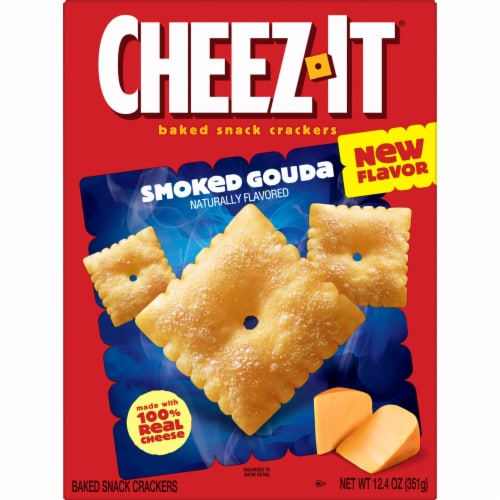 Cheez-It® Smoked Gouda Baked Snack Crackers Perspective: right