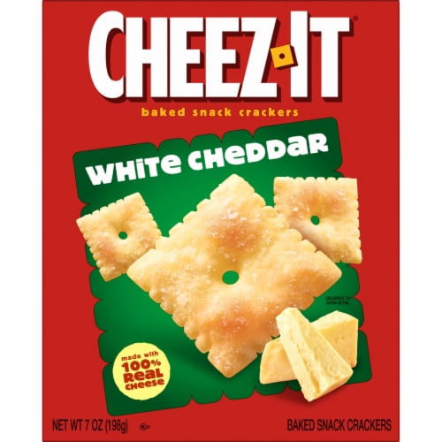 Cheez-It® White Cheddar Cheese Snack Crackers Perspective: right