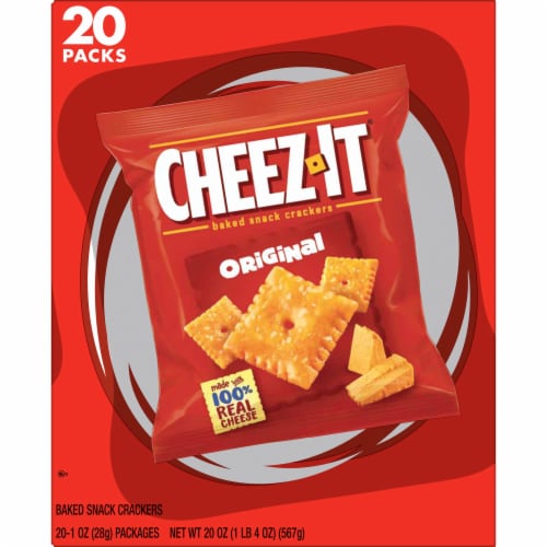 Cheez-It® Original Single Serve Cheese Crackers Perspective: right